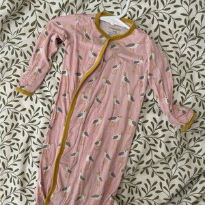 Magnetic Me Pink Bird Newborn Onesie